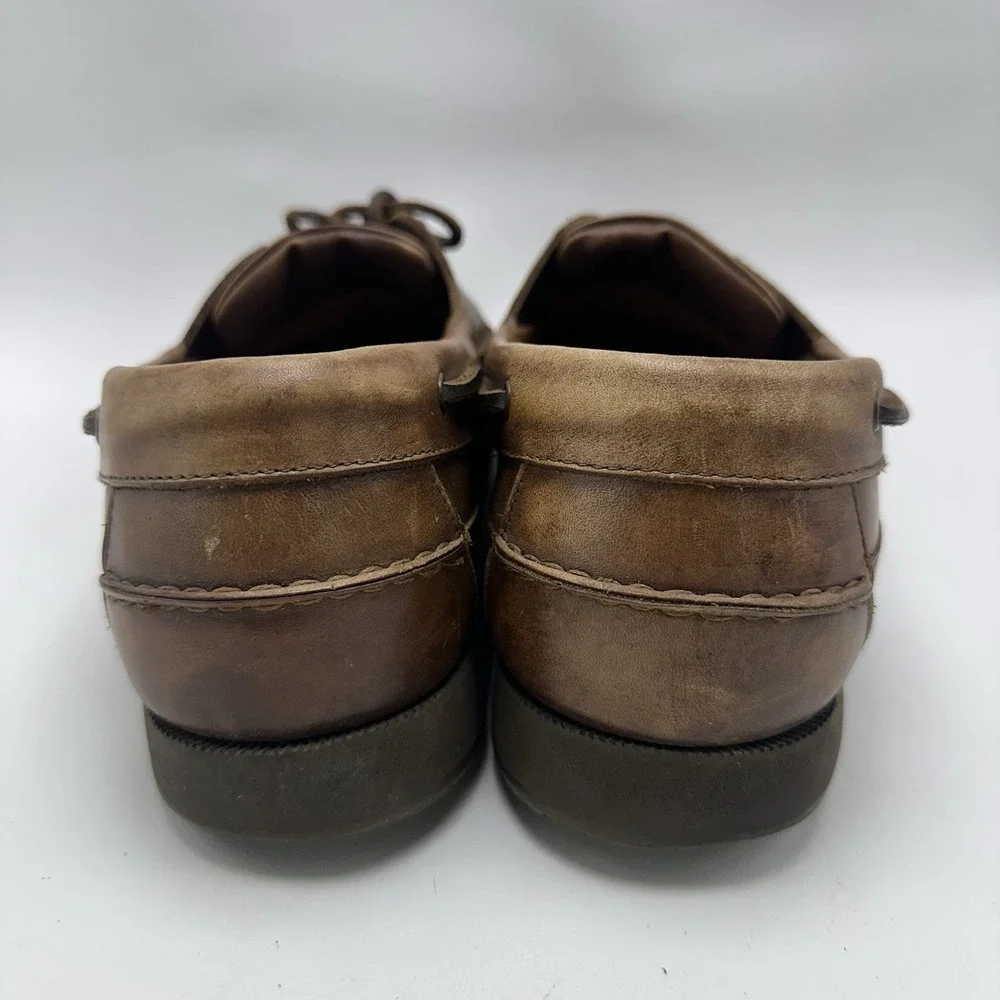 Mephisto Spinnaker Brown Leather Boat Shoes Men's Size 11US/10.5UK